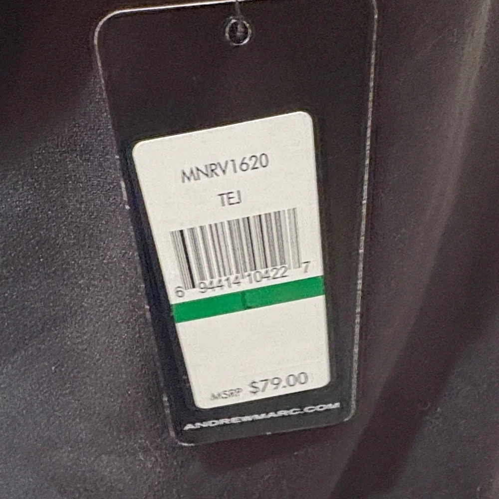 Marc New York Black Vest with Teal Patterned Front